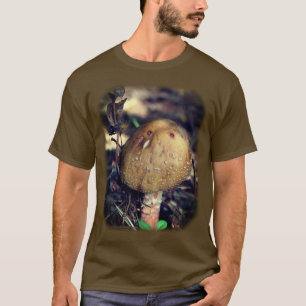 Wild Brown Mushroom Nature  T-Shirt