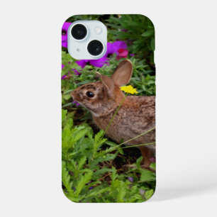 Wild Brown Rabbit Photography iPhone 15 Case