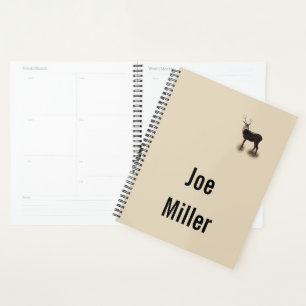 Wild Buck Personalized Deer Planner
