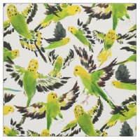 WILD BUDGIES Green Parakeets