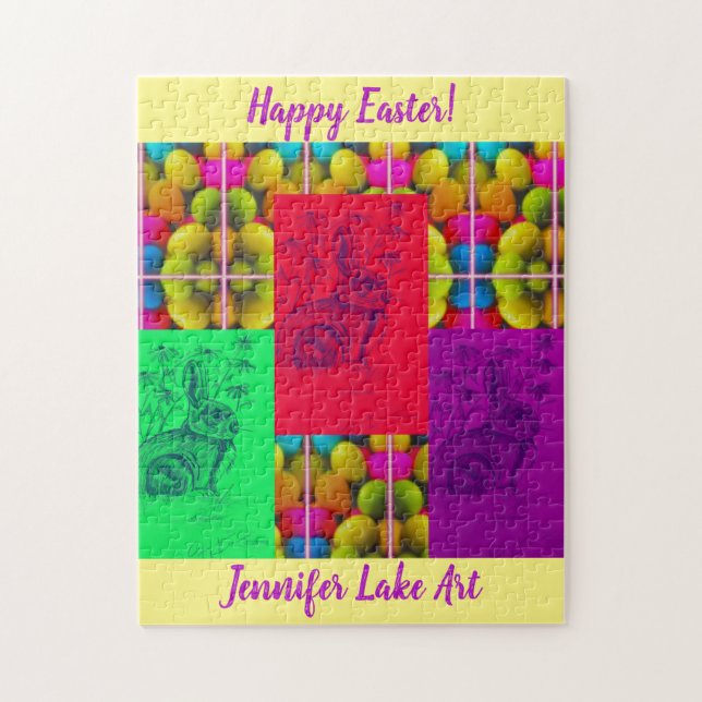 Wild Bunny Sketch Puzzle (Vertical)