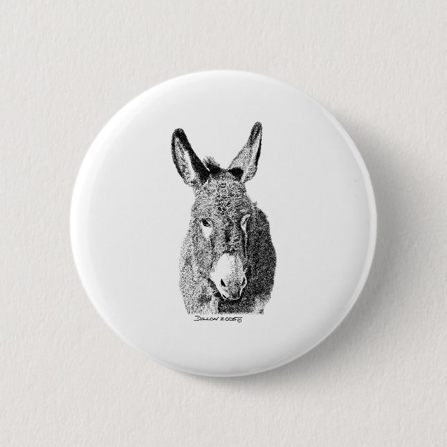 Wild Burro 2 Inch Round Button (Front)