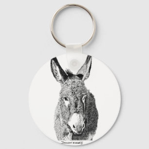 Wild Burro Keychain