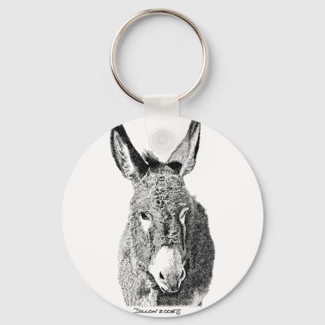 Wild Burro Keychain (Front)