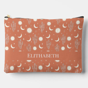 Wild Cactus Pattern Accessory Pouch