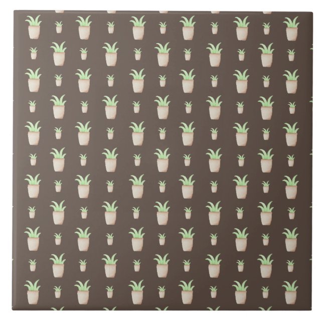 Wild Cactus Pattern Tile (Front)