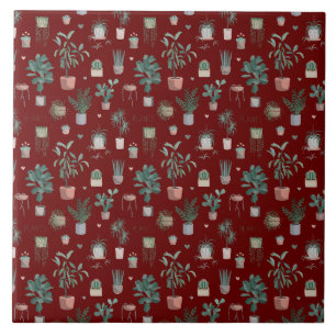 Wild Cactus Pattern Tile