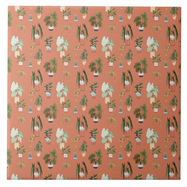 Wild Cactus Pattern Tile (Front)