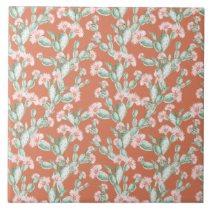 Wild Cactus Pattern Tile