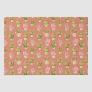 Wild Cactus Pattern Tissue Paper