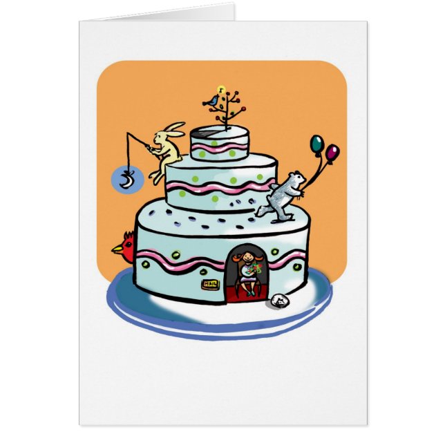 wild cake card (Front)