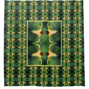 Wild Canada Lily And Insect Abstract 