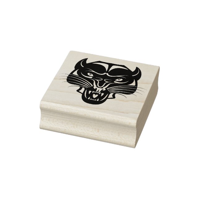 wild cat art stamp (Stamp)