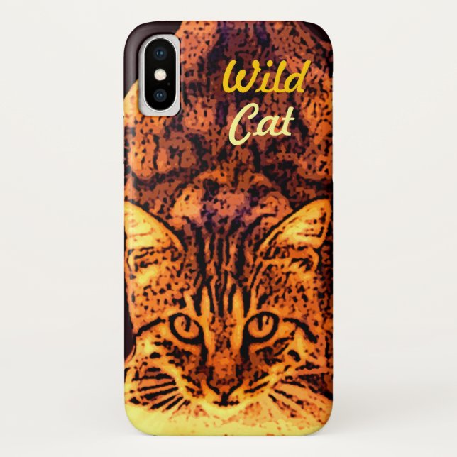 WILD CAT KITTEN Case-Mate iPhone CASE (Back)