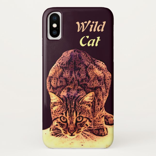WILD CAT KITTEN Case-Mate iPhone CASE (Back)