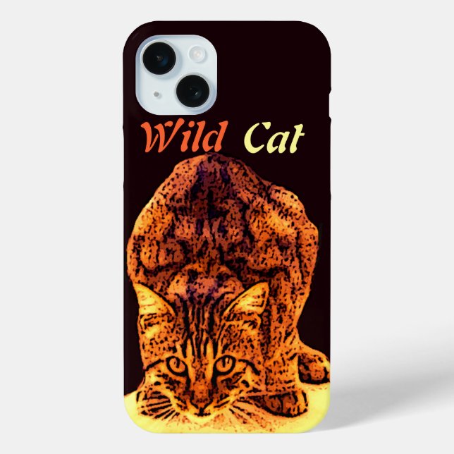 WILD CAT KITTEN Case-Mate iPhone CASE (Back)