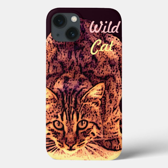 WILD CAT KITTEN Case-Mate iPhone CASE (Back)