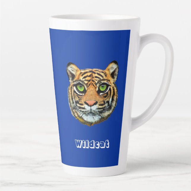 Wild Cat Latte Mug (Right)