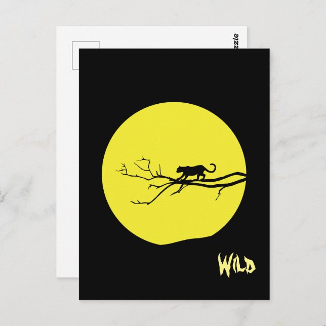 Wild Cat Postcard (Front/Back)
