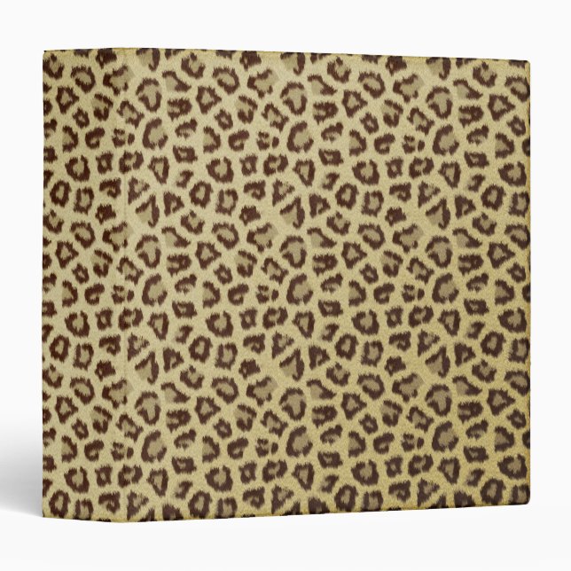 Wild Cat Print Image Binder (Front/Spine)