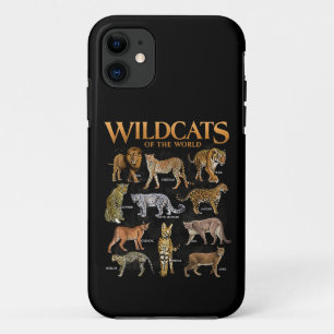 Wild Cats Animals of the World Educational Wild An iPhone 11 Case