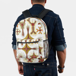 Wild Chamomile by Ernst Haeckel, Vintage Nature Printed Backpack