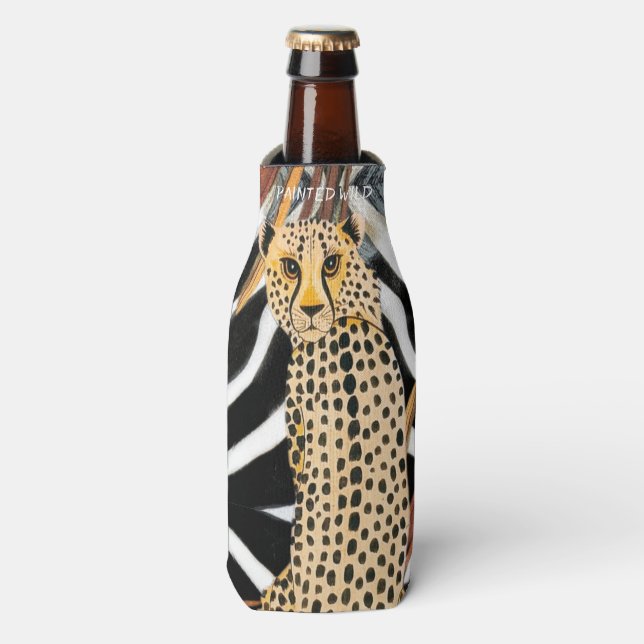 Wild Cheetah Cooler (Bottle Front)