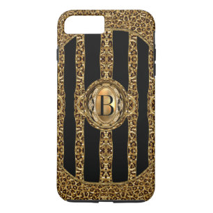 Wild Cheetah Monogram iPhone 8 Plus/7 Plus Case