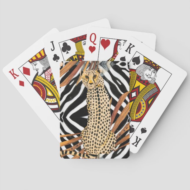 Wild Cheetah Playing Cards (Back)