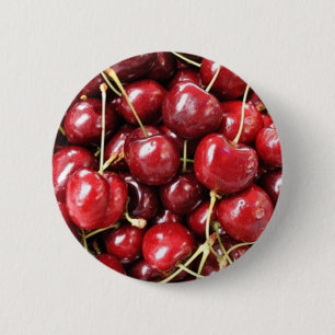 Wild Cherries 2 Inch Round Button