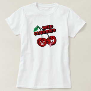 Wild Cherries funny cartoon T-Shirt