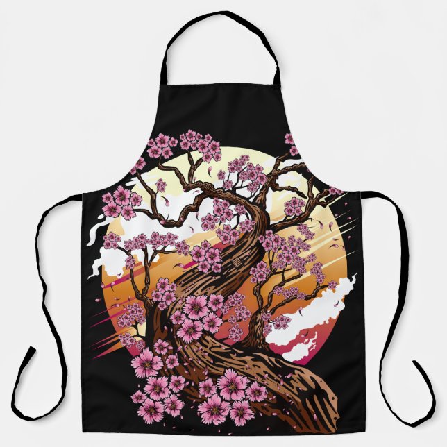Wild Cherry Blossom Apron (Front)
