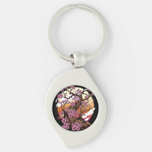 Wild Cherry Blossom Keychain