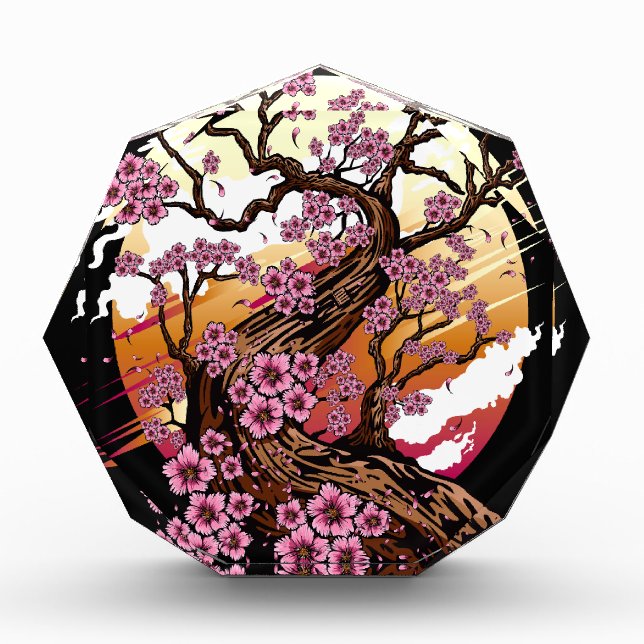 Wild Cherry Blossom Photo Block (Front)