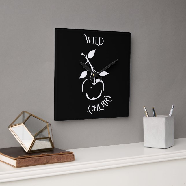 Wild Cherry  Square Wall Clock (Office)