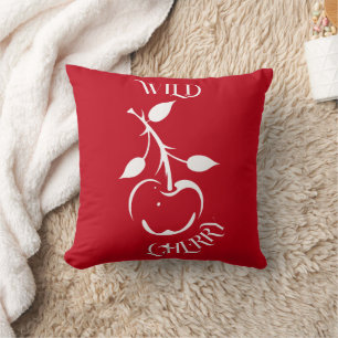 Wild Cherry  Throw Pillow