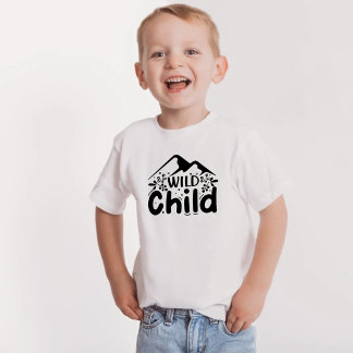 Wild Child Adventure Awaits - Cool Baby T-Shirt