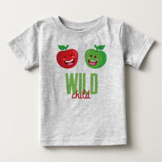 Wild Child Apples Baby T-Shirt