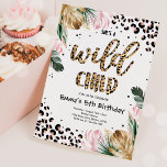 Wild Child Gold Pink Leopard Print Birthday Party Invitation<br><div class="desc">Wild Child Gold Pink Leopard Print Birthday Party Invitation
All designs are © PIXEL PERFECTION PARTY LTD</div>
