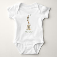 WiLD CHILD Jungle Safari Animals Baby Bodysuit