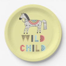 Wild Child Scandinavian Horse Pastel Yellow