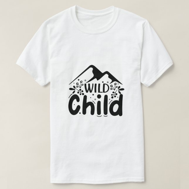 Wild Child T-Shirt (Design Front)