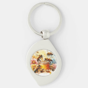 Wild Christmas Flower Keychain
