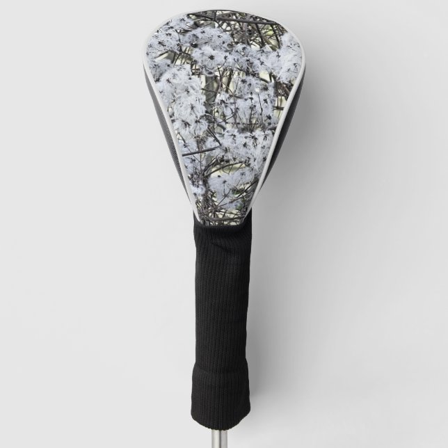 WILD CLEMATIS   GOLF HEAD COVER (Front)