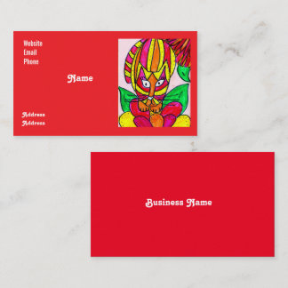 Wild Colorful Business Card