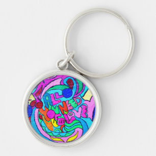 Wild colours love Thunder_Cove Keychain