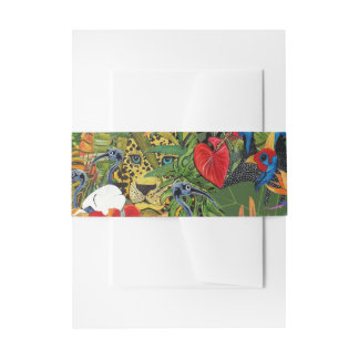 Wild Creation Invitation Belly Band
