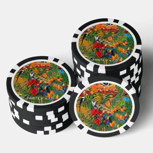 Wild Creation Poker Chips (Stack)