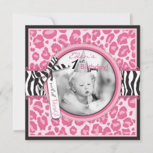 Wild Cupcake CP Invitation Carré 2