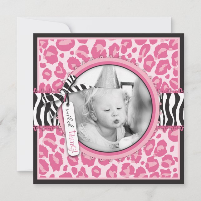 Wild Cupcake CP Invitation Carré B2 (Devant)